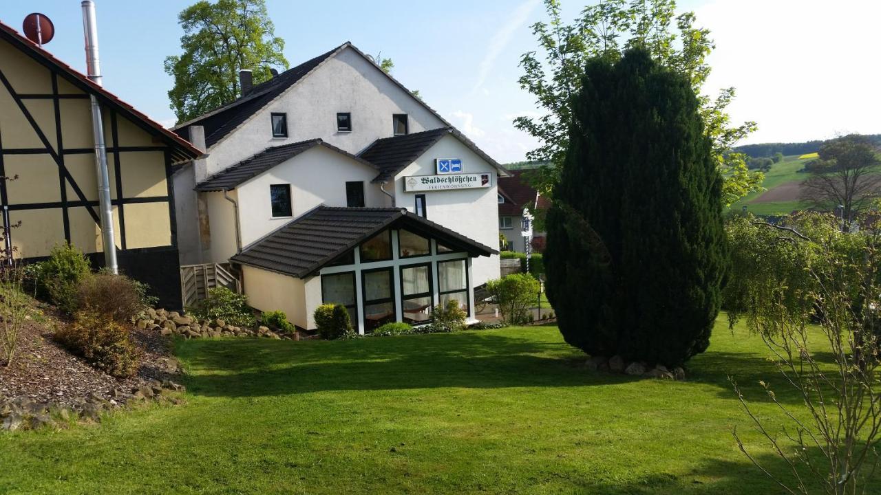 Gasthaus Waldschlosschen Wattenbach Buitenkant foto